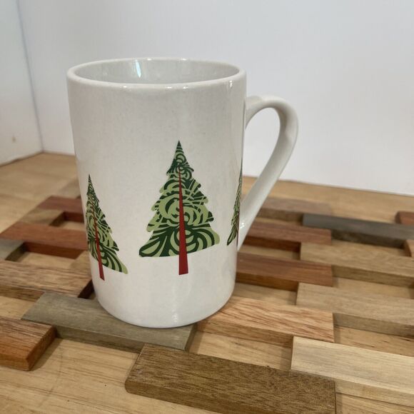 Starbucks Christmas Tree Mug 4-1/4" Tall 10 oz. 2011 Coffeecore Kluttercore - Picture 7 of 9